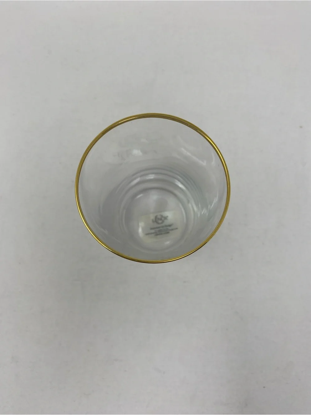 Lenox Clear Highball Lead Crystal with Gold Signature Rim